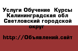 Услуги Обучение. Курсы. Калининградская обл.,Светловский городской округ 